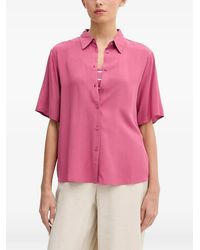 Benetton - Short-Sleeve Button-Down Shirt - Lyst