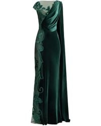 Gemy Maalouf - Draped Velvet Dress - Lyst