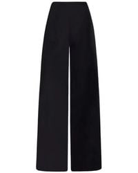 Gemy Maalouf - Pantalon En Laine À Coupe Droite - Lyst