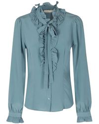 Ulla Johnson - Catroux Ruffled Silk Blouse - Lyst