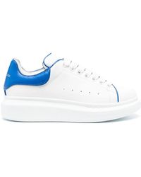 Alexander McQueen - Oversize Sneakers With Blue Stitching - Lyst