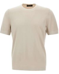 Gran Sasso - Crew-Neck Short-Sleeve Sweater - Lyst