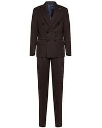 D4.0 - Double-Breasted Wool Suit - Lyst