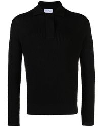 Ferragamo - Cable-knit short button-up jumper - Lyst