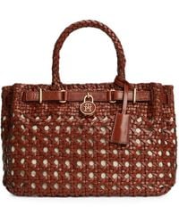 Tommy Hilfiger - American Icon Leather Tote Bag - Lyst