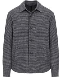 Harris Wharf London - Jacke mit Hahnentrittmuster - Lyst