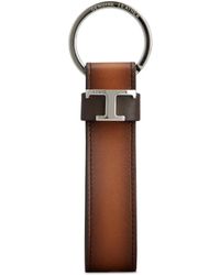 Tod's - Porte-Clés T En Cuir - Lyst