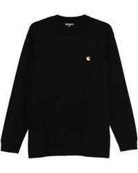 Carhartt - Logo-Embroidered Long-Sleeve T-Shirt - Lyst
