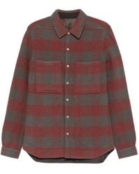 Rick Owens - Chaqueta de lana a cuadros - Lyst