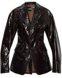 DSquared² - クロコエンボス ジャケット - Lyst
