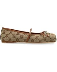 Gucci - Horsebit Ballet Flats - Lyst