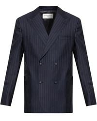 Officine Generale - Kane Pinstriped Blazer - Lyst
