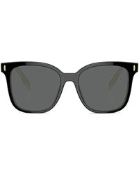 Tory Burch - Logo-Plaque Square-Frame Sunglasses - Lyst