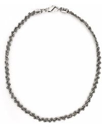 Emanuele Bicocchi - Collier À Détail De Nœud - Lyst