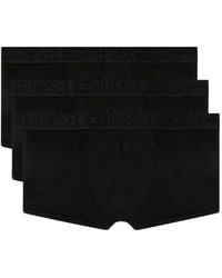 DIESEL - Benjamin-D-Mono Boxers (Pack Of Three) - Lyst