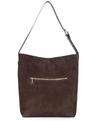 Lancaster - Suede Zip-Fastening Shoulder Bag - Lyst