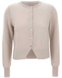 Kaos - Button-Up Slit-Hem Cardigan - Lyst