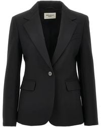 Weekend by Maxmara - Blazer En Velours À Simple Boutonnage - Lyst