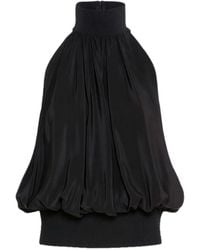 Sportmax - Halterneck Silk Top - Lyst