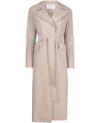 Harris Wharf London Gabardina midi - Neutro