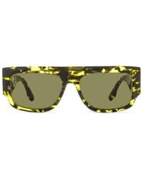 Victoria Beckham - Gafas de sol con montura rectangular - Lyst