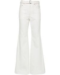 Sacai - Mid-rise Flared Jeans - Lyst
