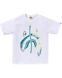 A Bathing Ape - Tie Dye Twist Shark T-Shirt - Lyst