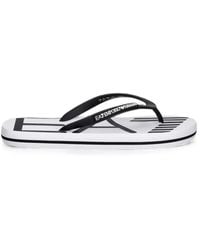 EA7 - Flip-Flops Mit Logo - Lyst