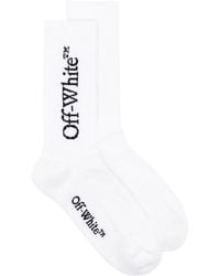 Off-White c/o Virgil Abloh - Off- ホワイト ロゴ ソックス - Lyst