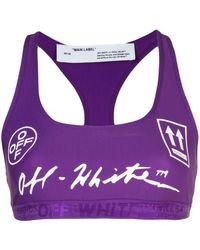 off white brand sports bra