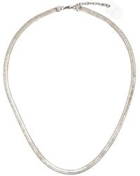 Saint Laurent - Herringbone-Chain Necklace - Lyst