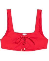 Moschino - Lace-Up Bikini Top - Lyst