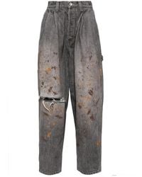 Doublet - Jean Fuselé À Effet Taches De Peinture - Lyst