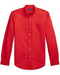 Polo Ralph Lauren - Camisa con logo bordado - Lyst