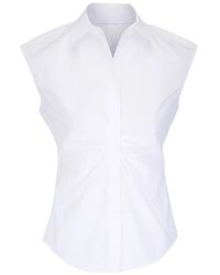 Lafayette 148 New York - Gesmockt Blouse - Lyst