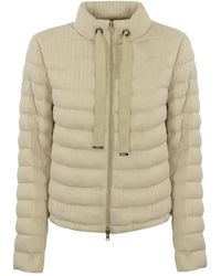 Herno - Veste Matelassée À Col Montant - Lyst