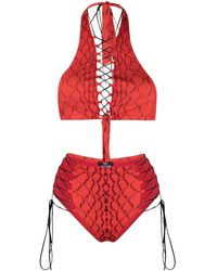 Noire Swimwear - 'Addicted' Bikini mit Print - Lyst