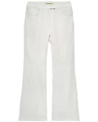 Shanghai Tang - Tang Textured Flared Trousers - Lyst