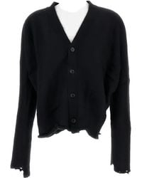 Junya Watanabe - Cardigan aus Mohairwolle mit V-Ausschnitt - Lyst
