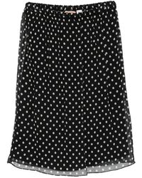 N°21 - Elasticated-Waistband Mini Skirt - Lyst