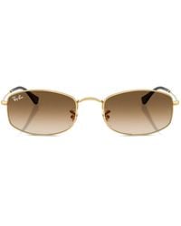 Ray-Ban - Rectangle-Frame Sunglasses - Lyst