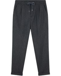 Paul & Shark - Pleated Drawstring Trousers - Lyst