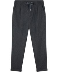 Paul & Shark - Pleated Drawstring Trousers - Lyst