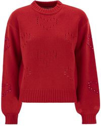 MC2 Saint Barth - Danya Pullover Mit Herzmotiv - Lyst