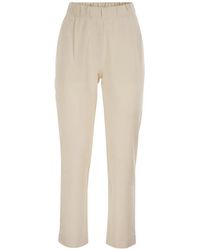 Weekend by Maxmara - Slim-Fit Stretch-Jersey Trousers - Lyst