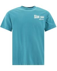 Sun Surf - T-Shirt mit Logo-Print - Lyst