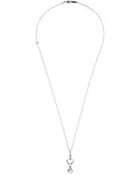 Ami Paris - Brass Necklace With Hammered Ami De Cœur - Lyst