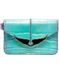 Zadig & Voltaire - Borderline Logo-Plaque Leather Wallet - Lyst
