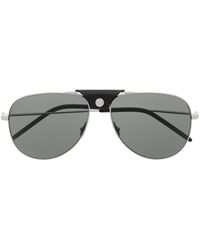 Saint Laurent - Pilot-frame Sunglasses - Lyst