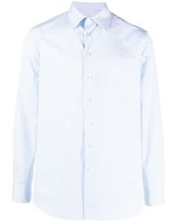 Etro - Striped Long-sleeve Linen Shirt - Lyst